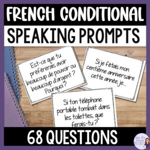 French conditional conversation cards