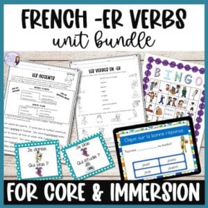French ER verbs unit