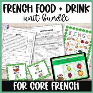 FRENCH FOOD VOCABULARY PRACTICE