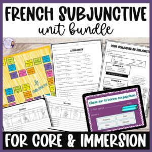 French subjunctive unit