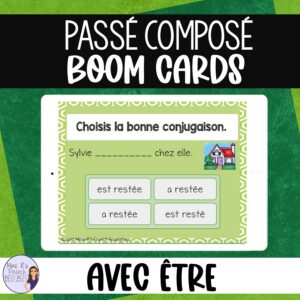 French passé composé with être verbs