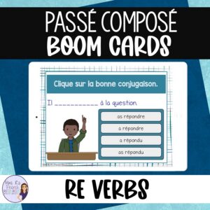 French passé composé -re verbs