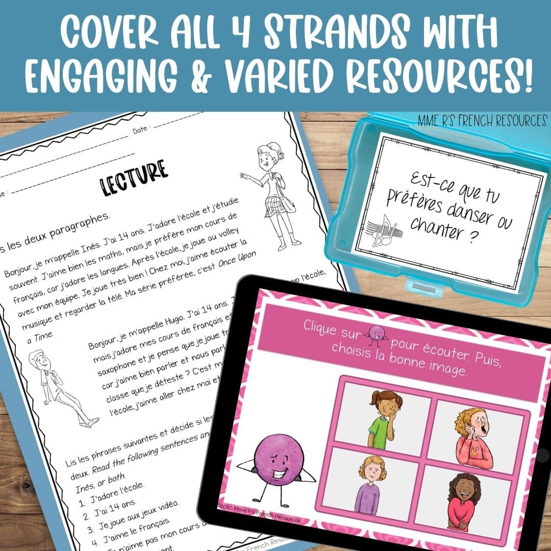 French 1 Curriculum | Full-Year Resource for Beginning French 4 French 1 resources