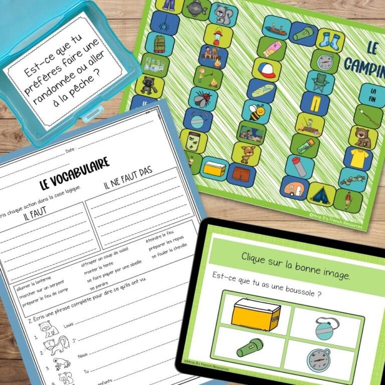 French 3 resources