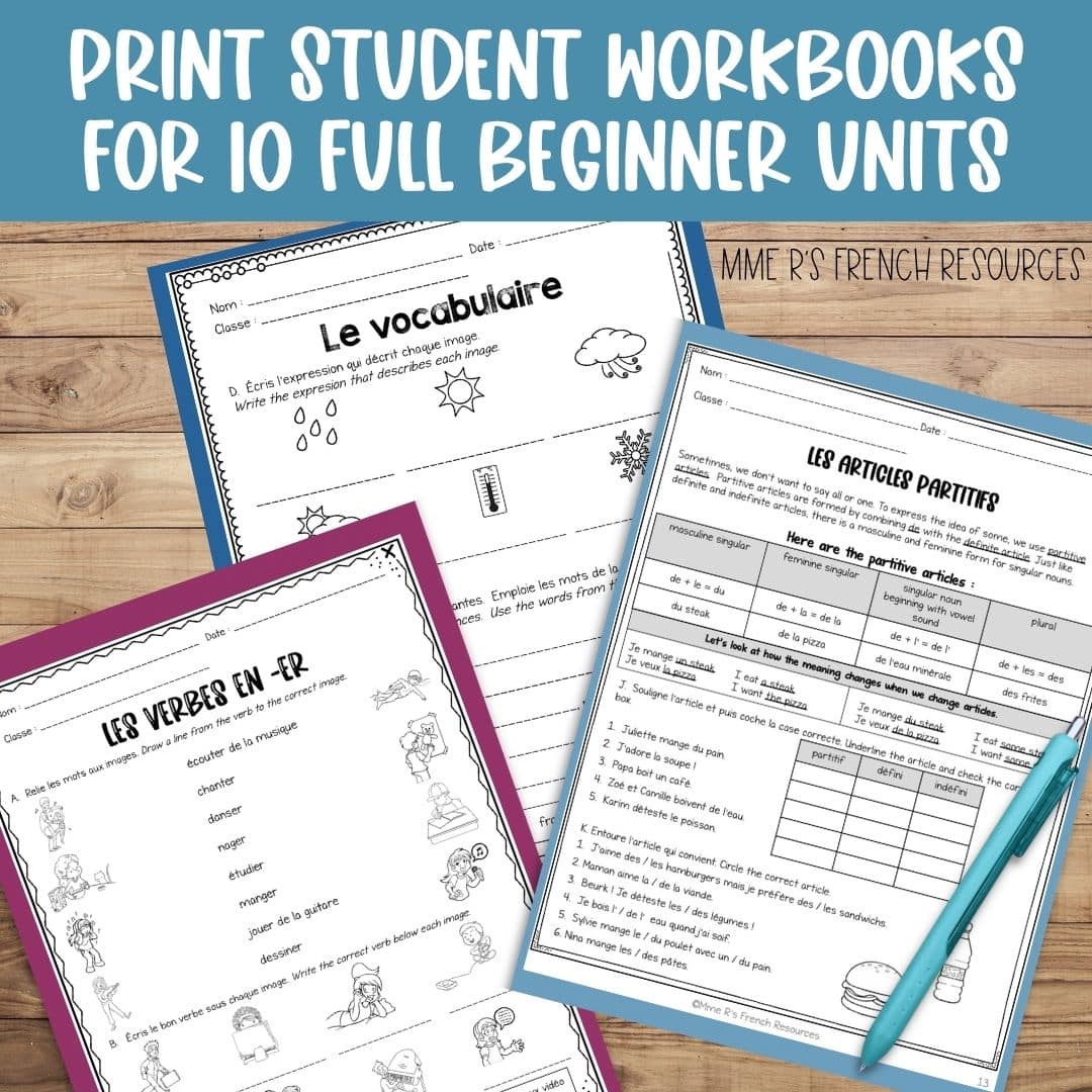 French 1 Curriculum | Full-Year Resource for Beginning French 2 French activities for beginners