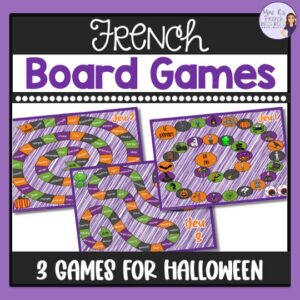 French Halloween board game