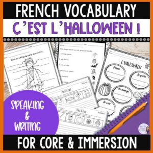 halloween French practice