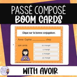 French passé composé with avoir